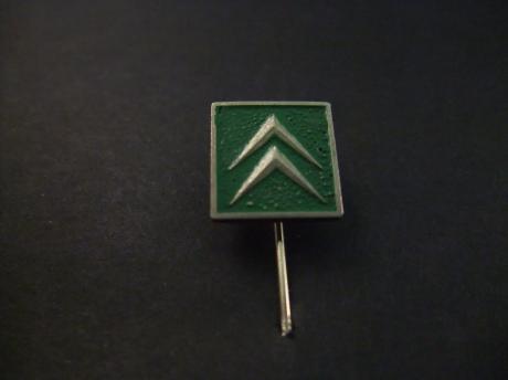 Citroën auto logo groen-zilverkleurig